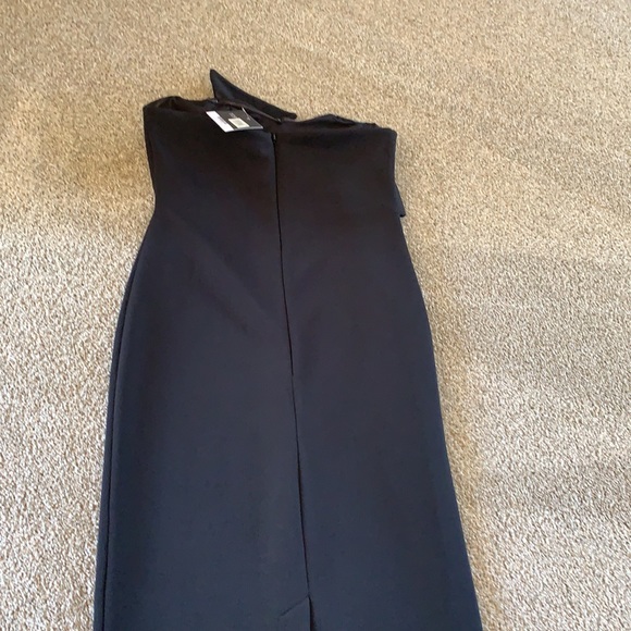 NWT Topshop Dress Size 8 strapless Black - Picture 3 of 6